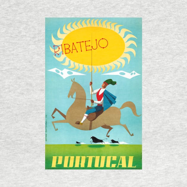 Vintage Travel Poster Portugal Ribattejo by vintagetreasure